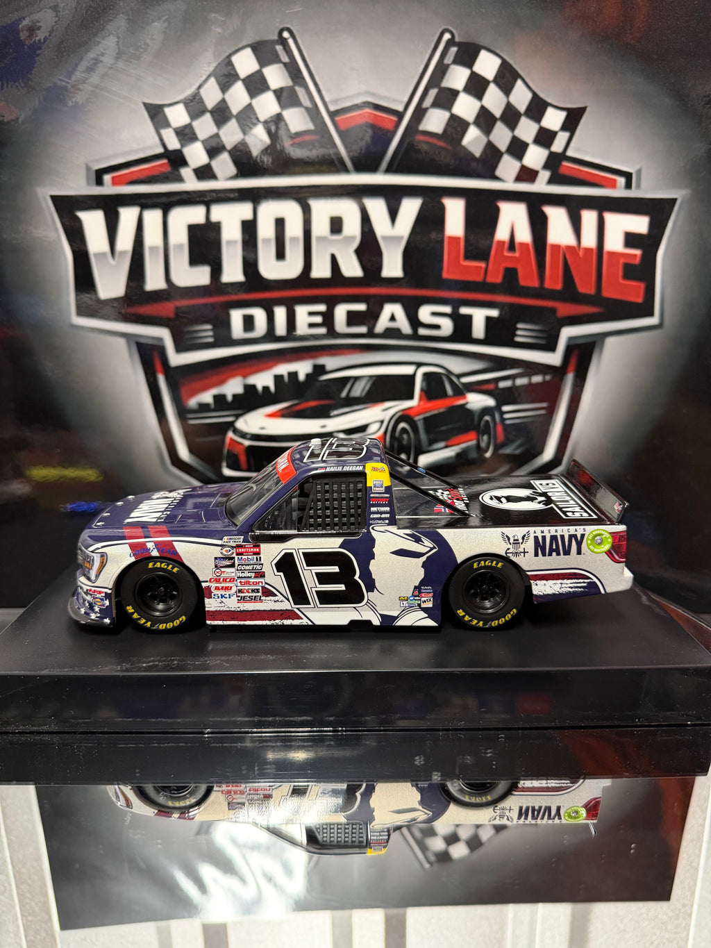 Hailie Deegan 2023 America's Navy F-150 Flashcoat Color Autographed w/ COA