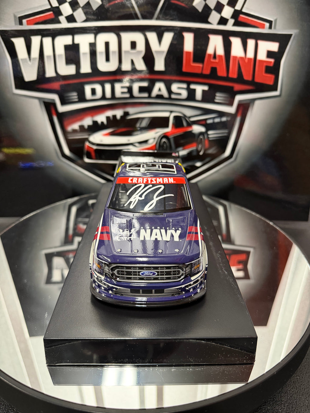Hailie Deegan 2023 America's Navy F-150 Flashcoat Color Autographed w/ COA