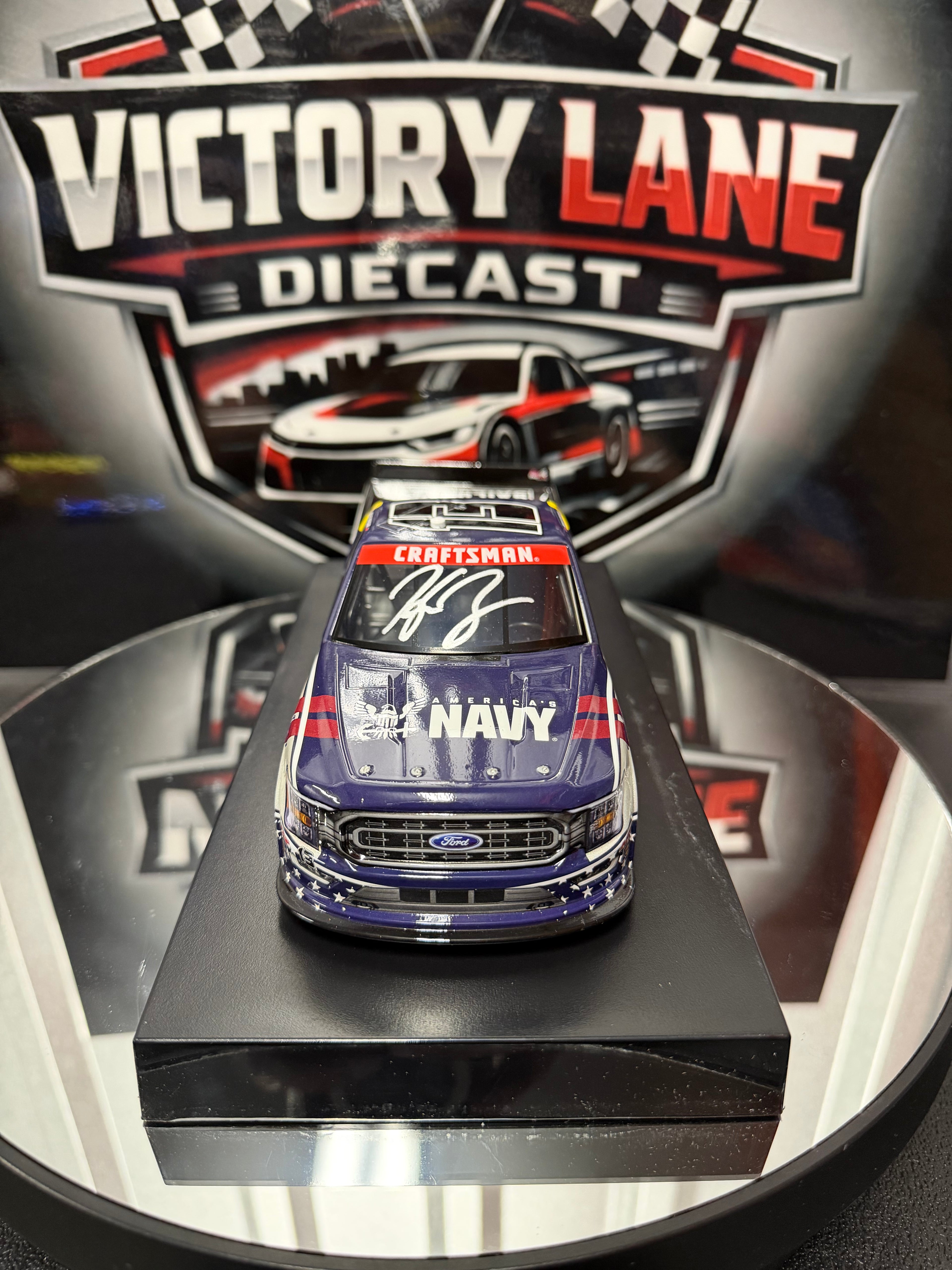 Hailie Deegan 2023 America's Navy F-150 Flashcoat Color Autographed w/ COA