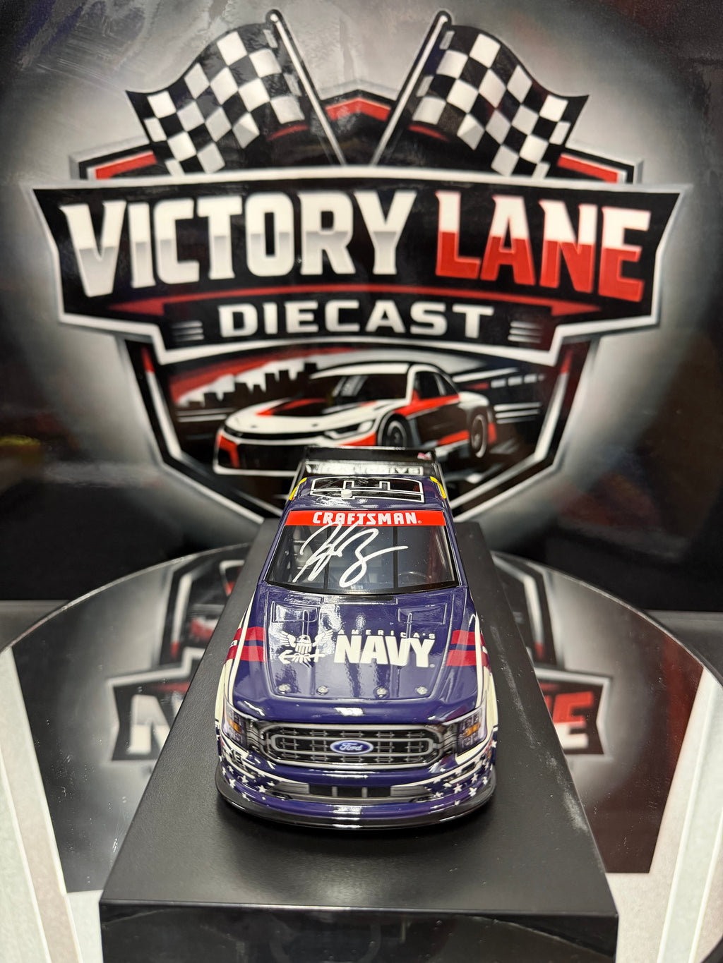 Hailie Deegan 2023 America's Navy F-150 Liquid Color Autographed w/ COA