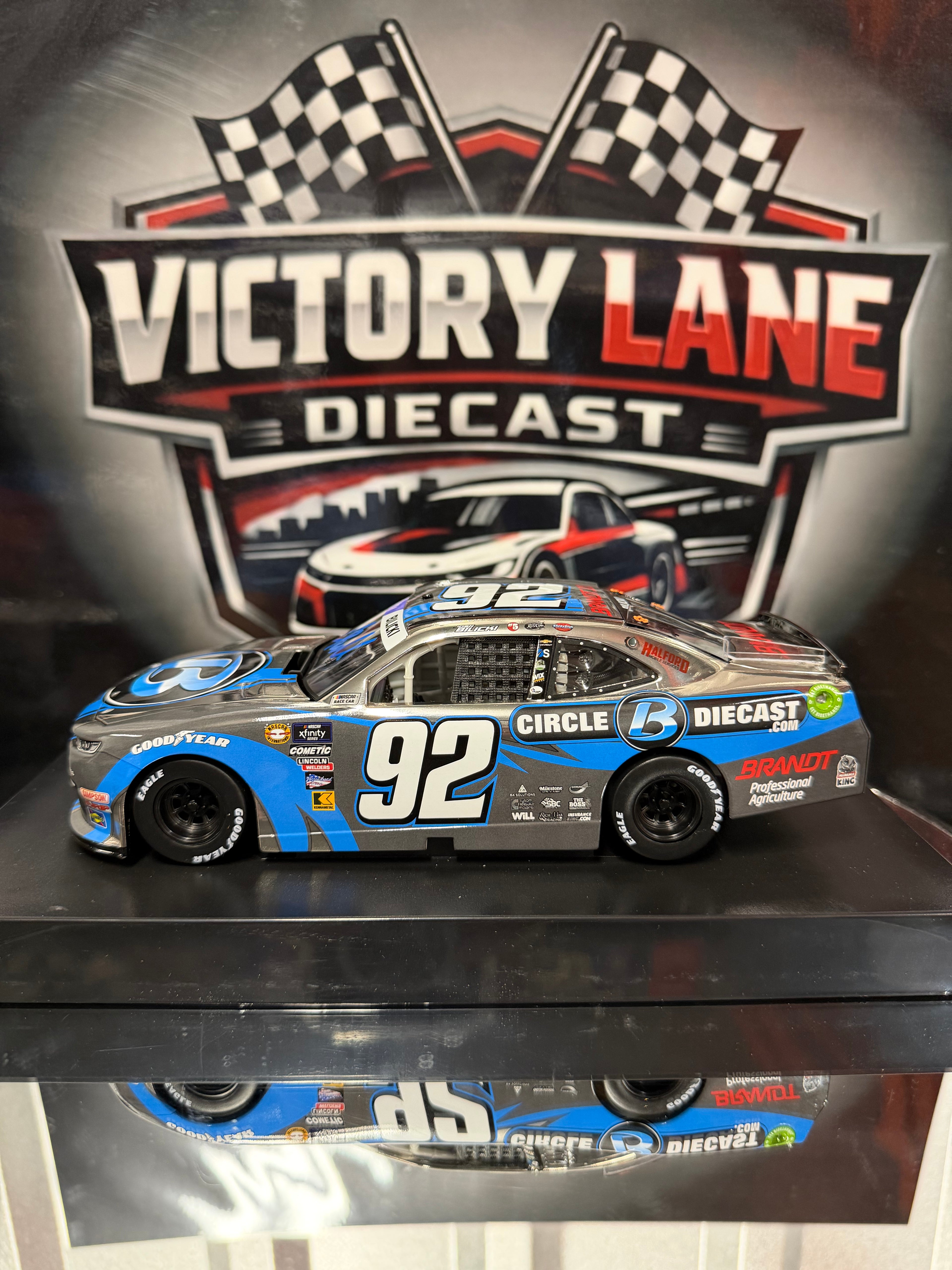 Josh Bilicki 2024 Circle B Diecast Throwback Color Chrome Chevrolet Camaro
