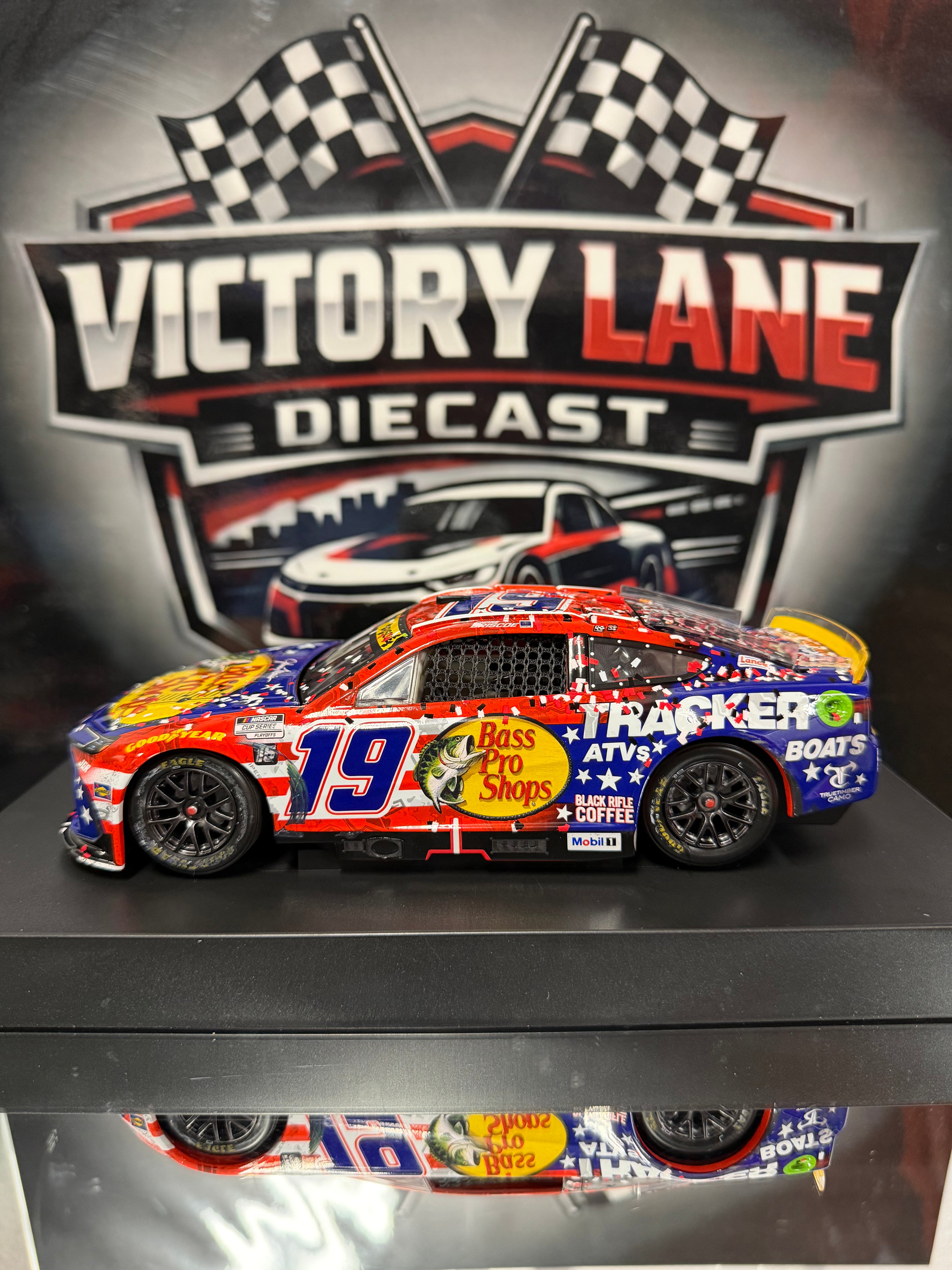 Chase Briscoe 2025 Bass Pro Shops Patriotic Camry Darlington Raced Win