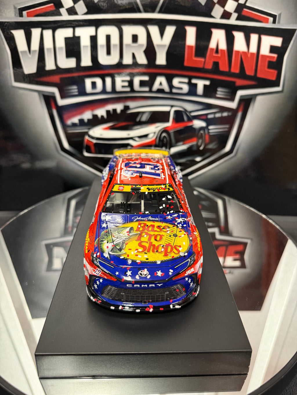 Chase Briscoe 2025 Bass Pro Shops Patriotic Camry Darlington Raced Win