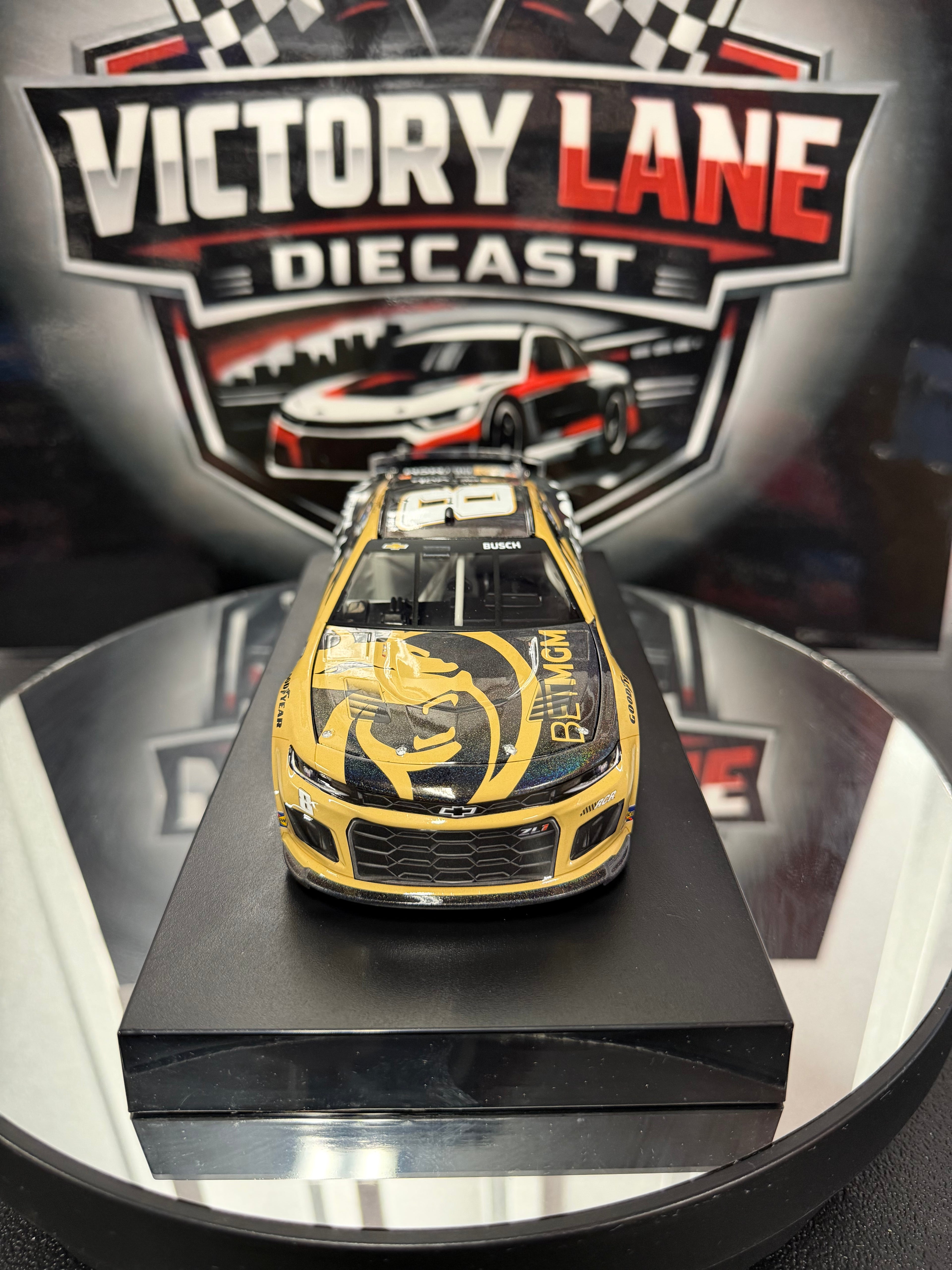 Kyle Busch 2023 BetMGM Chevrolet Camaro ZL1 Elite Flashcoat Color 1:24 Diecast