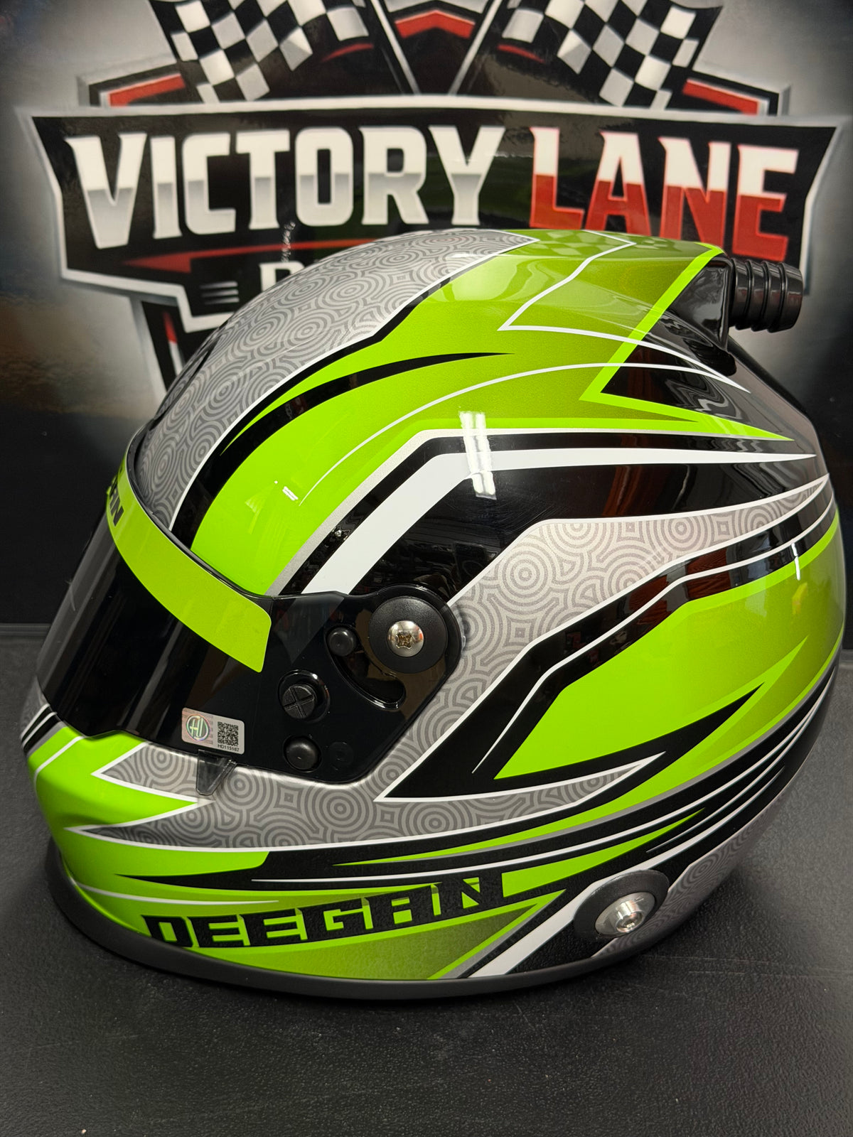 Hailie Deegan Built For Speed Full Size Helmet. Autographed. Replica.