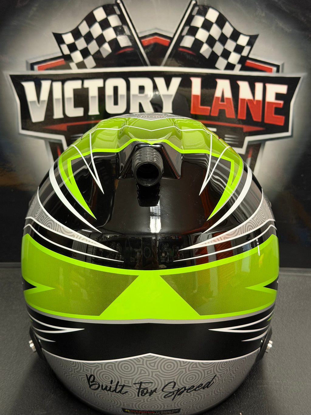 Hailie Deegan Built For Speed Full Size Helmet. Autographed. Replica.