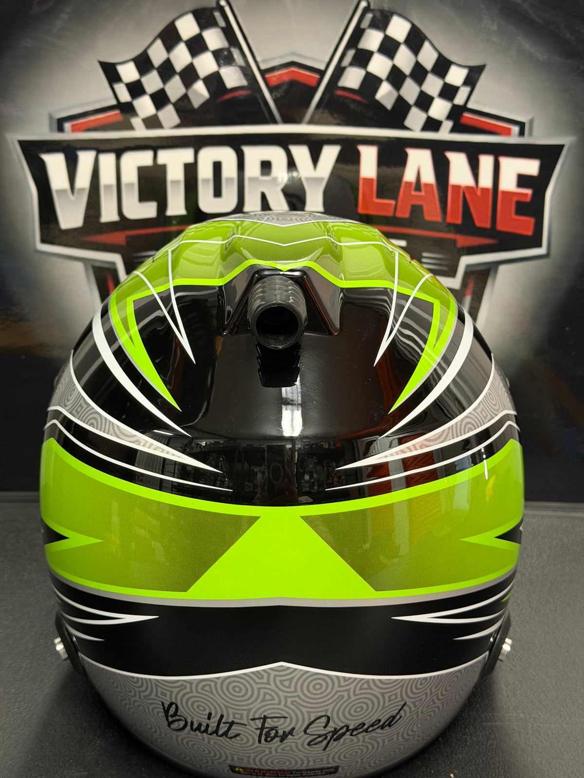Hailie Deegan Built For Speed Full Size Helmet. Autographed. Replica.