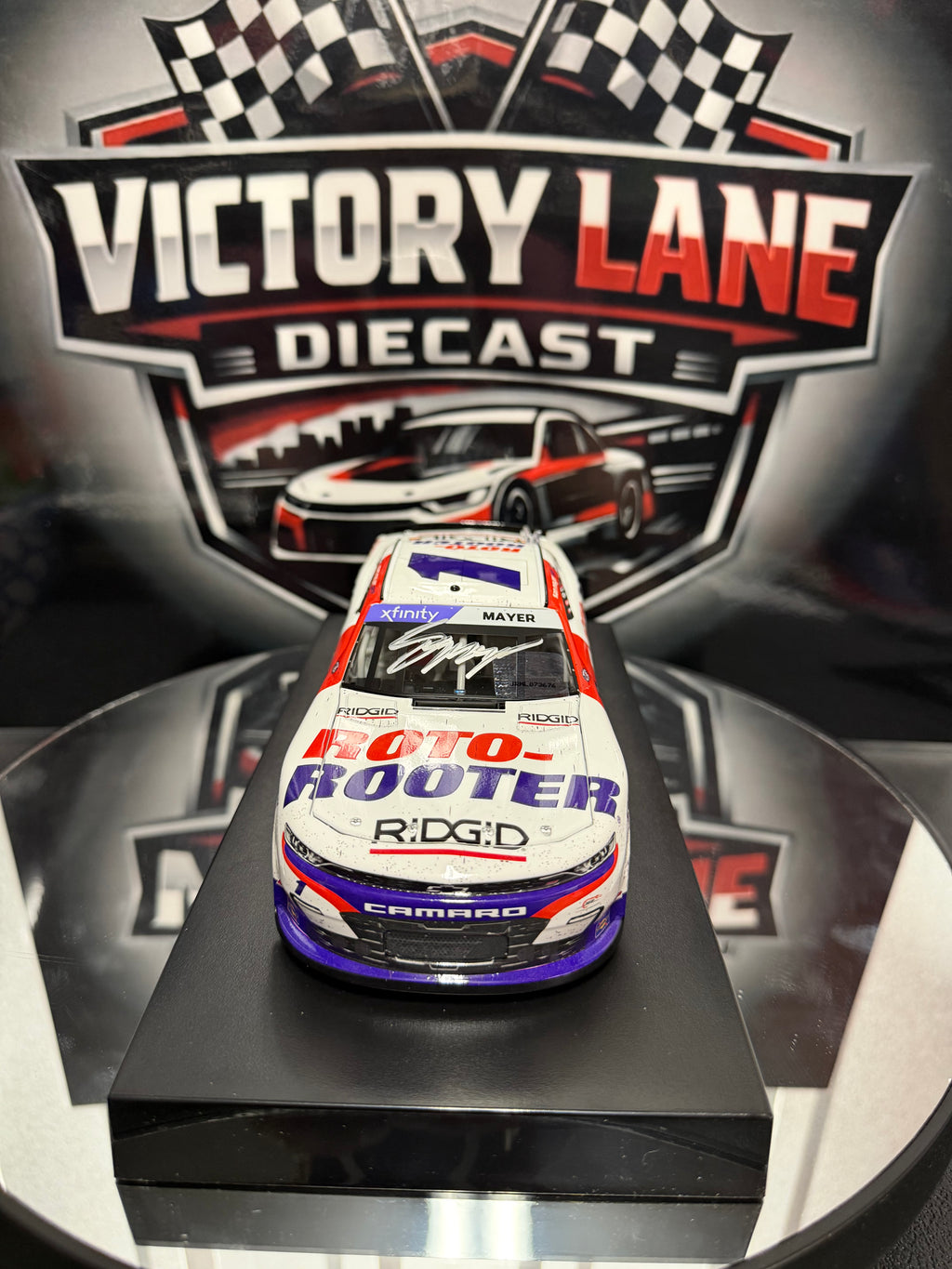 Sam Mayer 2024 Roto-Rooter Camaro. Iowa Win. Raced Version.