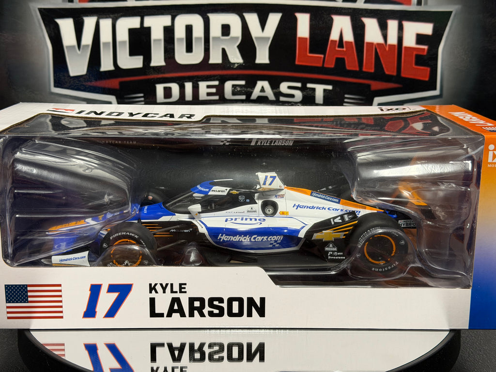 Kyle Larson 2025 HendrickCar.com Chevrolet / McLaren H1100 Indy Car. 1:24 / 1:18
