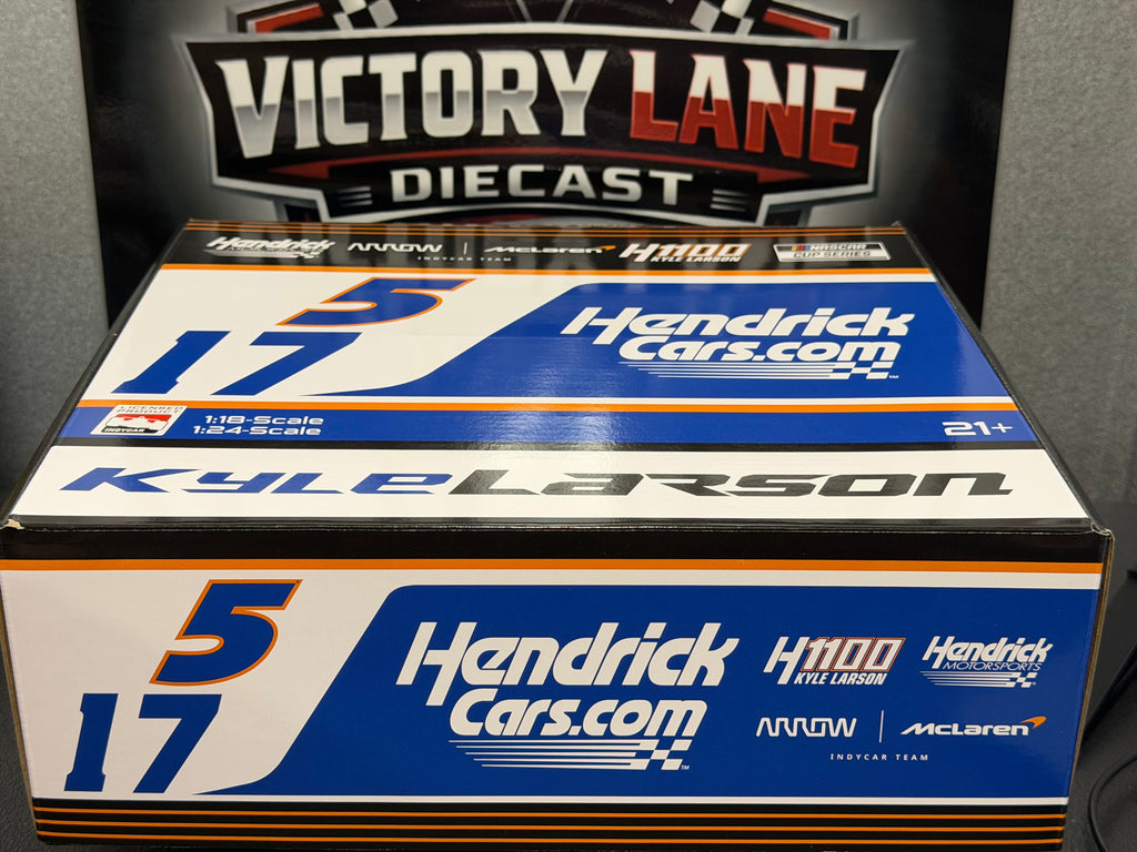 Kyle Larson 2025 HendrickCar.com Chevrolet / McLaren H1100 Indy Car. 1:24 / 1:18