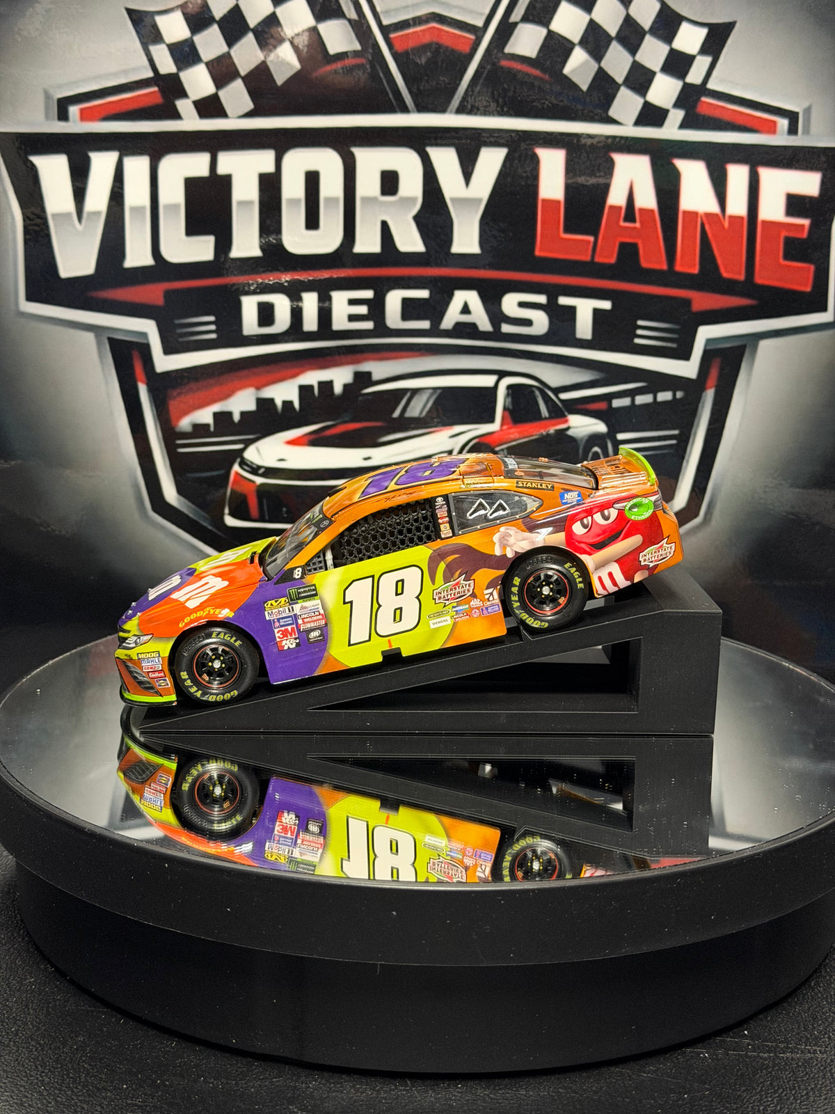 Kyle Busch 2017 M&M's Halloween Camry Autographed