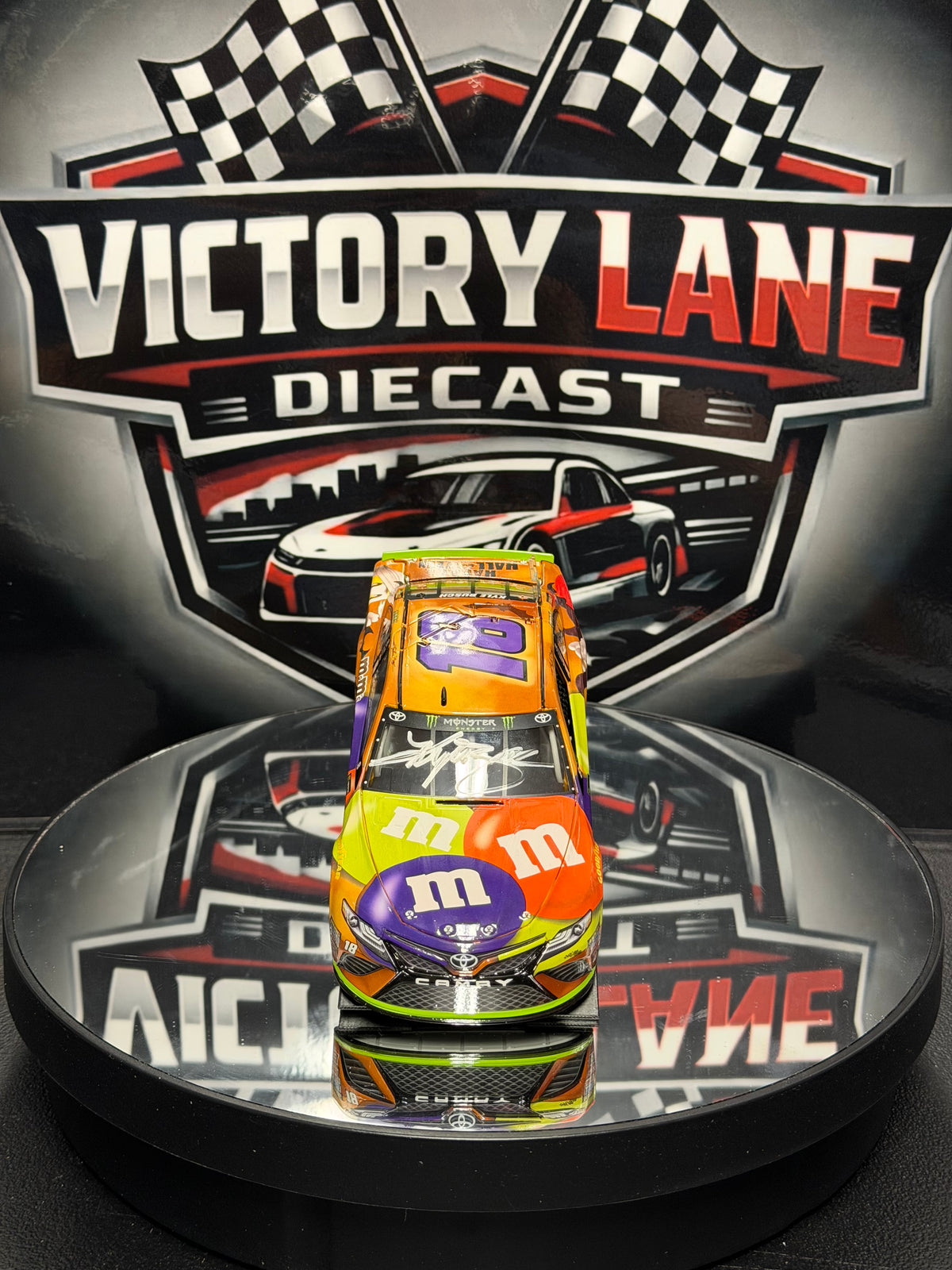 Kyle Busch 2017 M&M's Halloween Camry Autographed