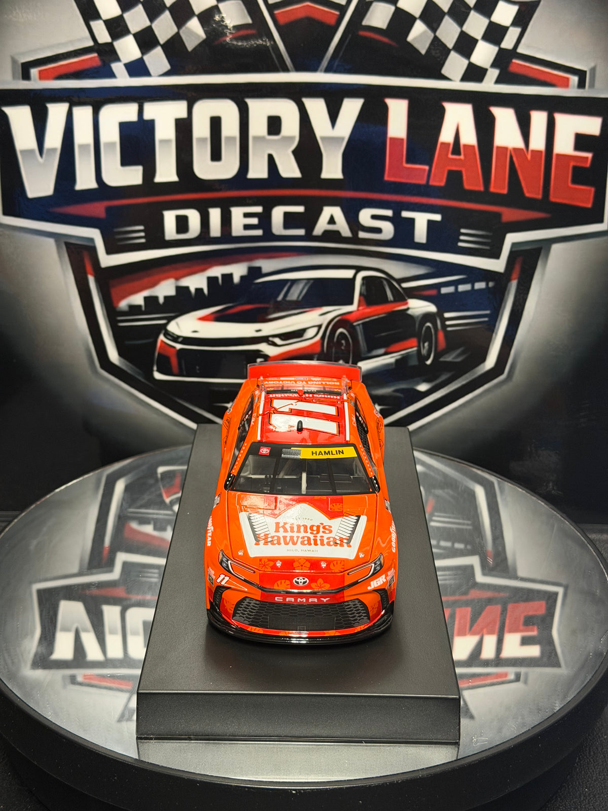 Denny Hamlin 2025 King's Hawaiian Camry
