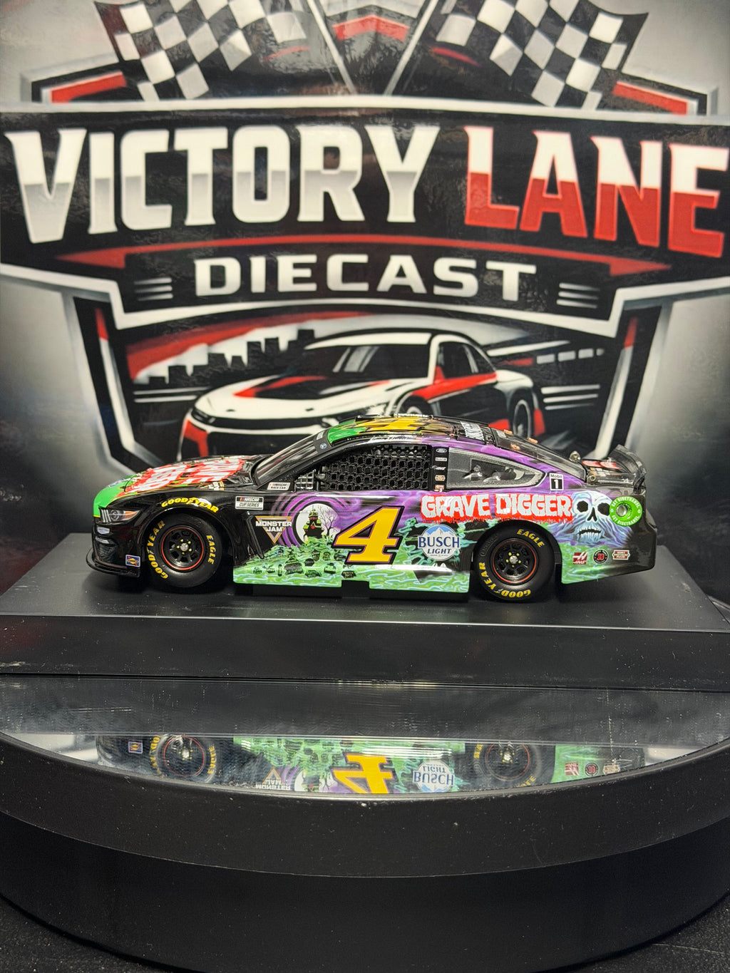 Kevin Harvick 2021 Grave Digger Mustang