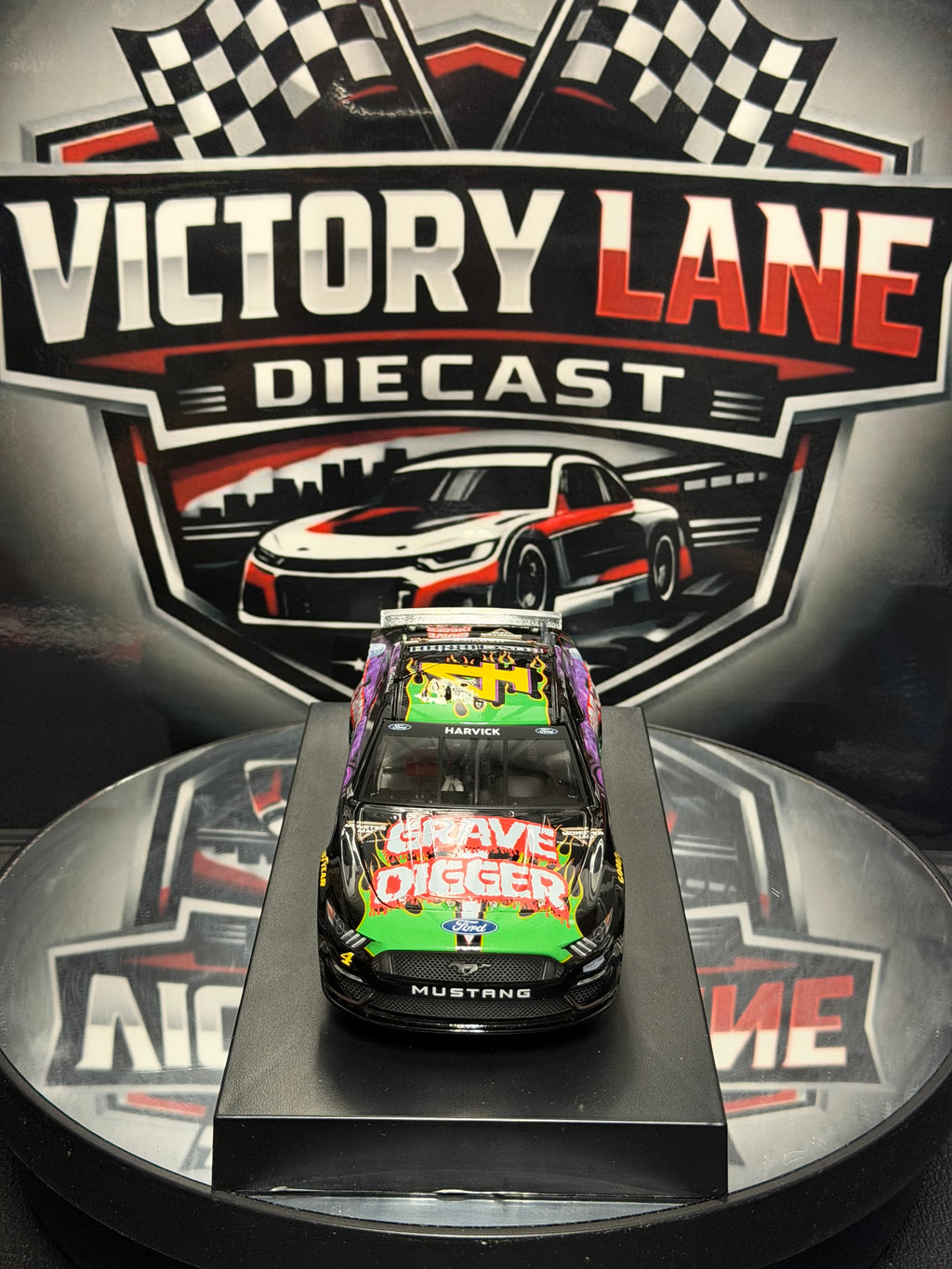 Kevin Harvick 2021 Grave Digger Mustang