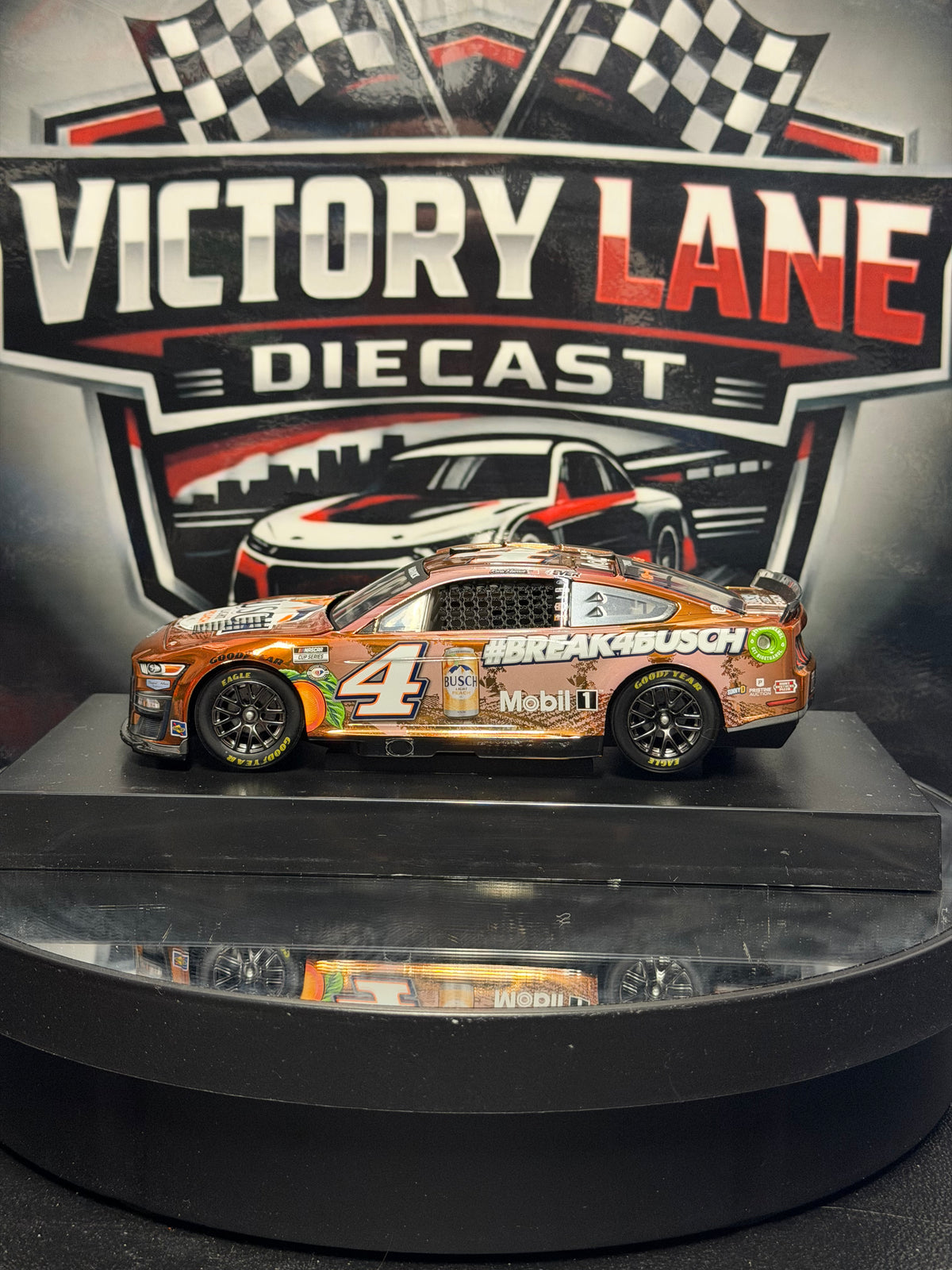 Kevin Harvick 2023 Busch Light Peach Mustang