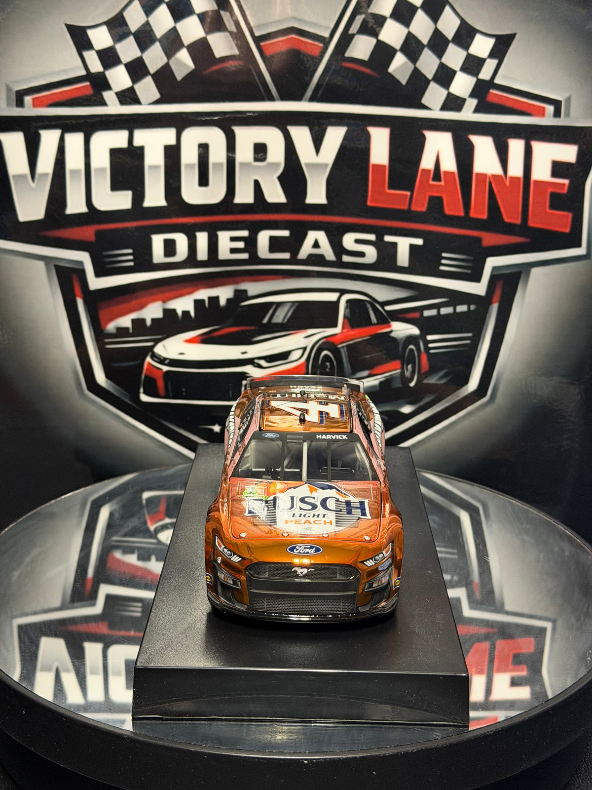 Kevin Harvick 2023 Busch Light Peach Mustang